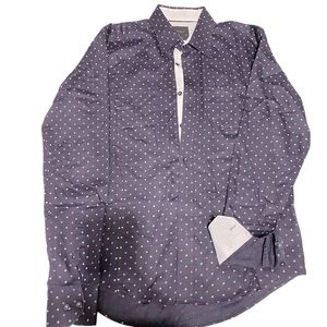 Eight X printed shirt from Buckle. Mens slim fit L. Purple